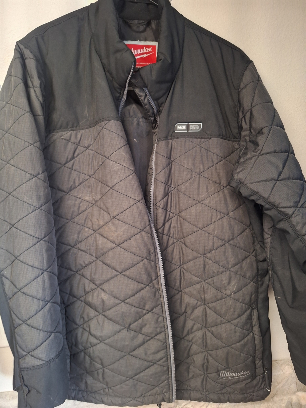 Milwaukee Heated Grey Insulated Men's Jacket, Size 2x